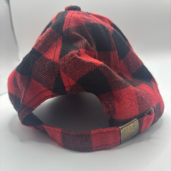 Wuke “Elmer Fudd” Red and Black Checkered Men’s Cap - Picture 5 of 7
